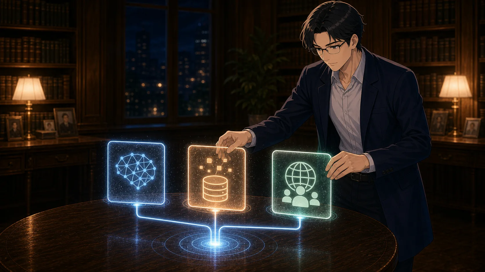 三つの分岐カードで学習・入力・公開利用を整理するカイ