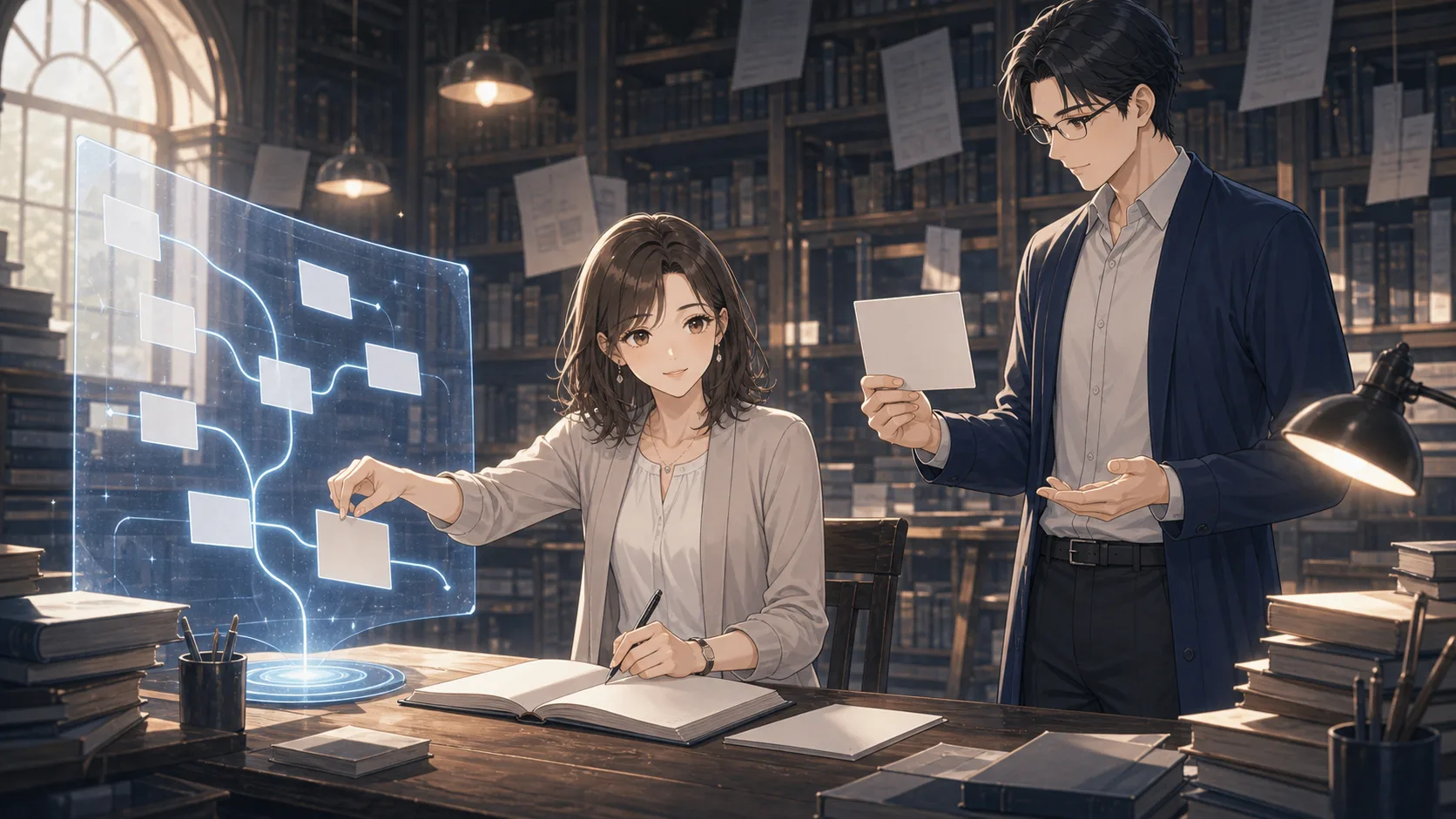 AIのたたき台を自分の言葉に戻すミオ