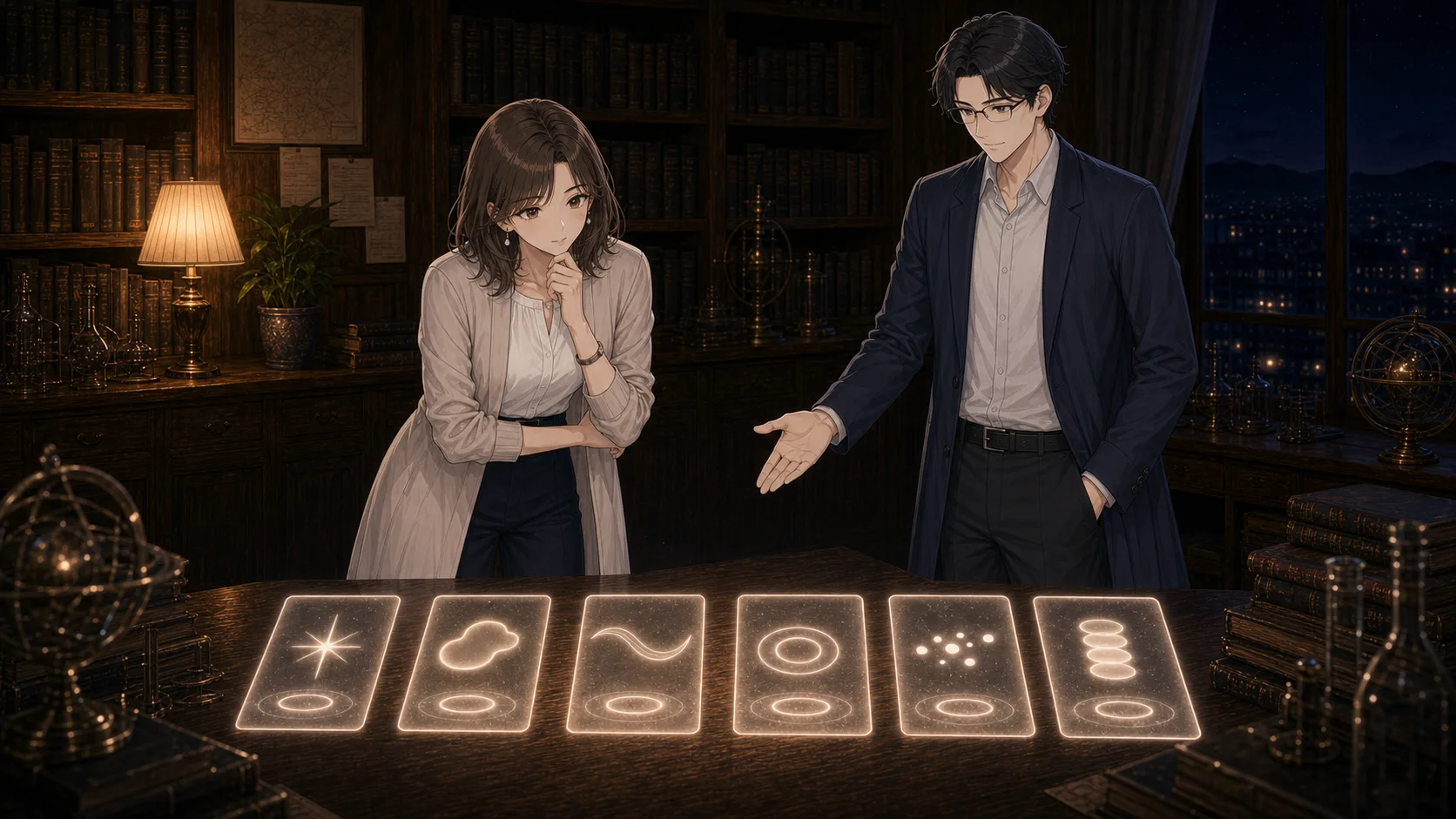 AI時代に必要なスキルを整理するミオとカイ