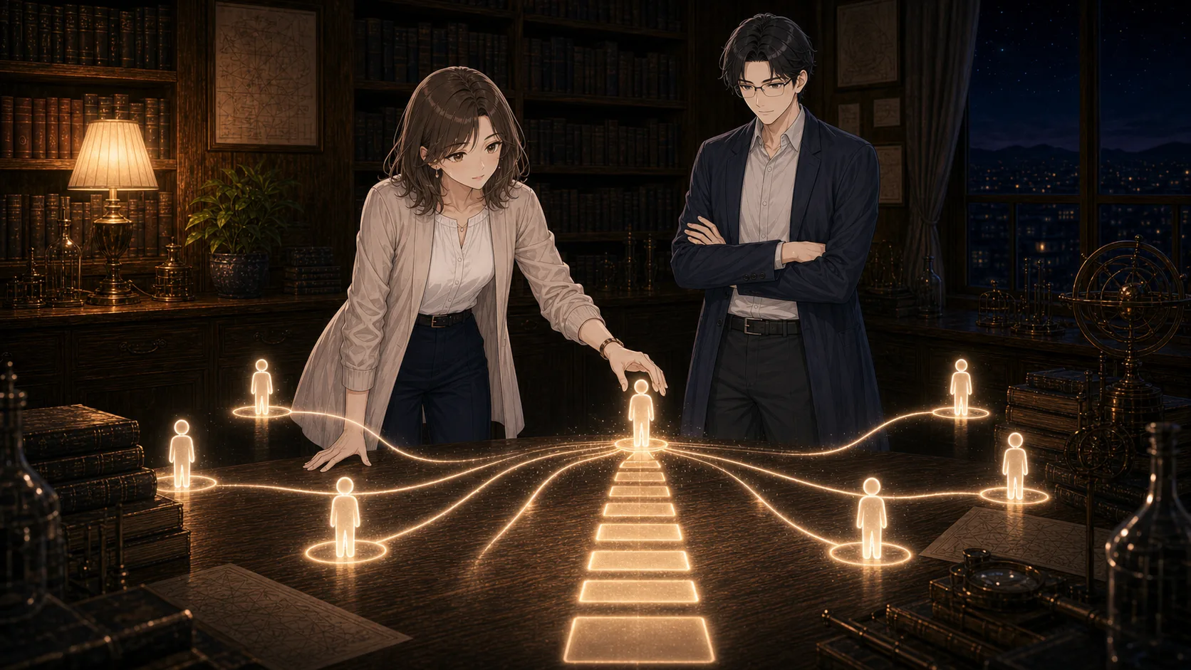 対人コミュニケーションと調整力を考える場面
