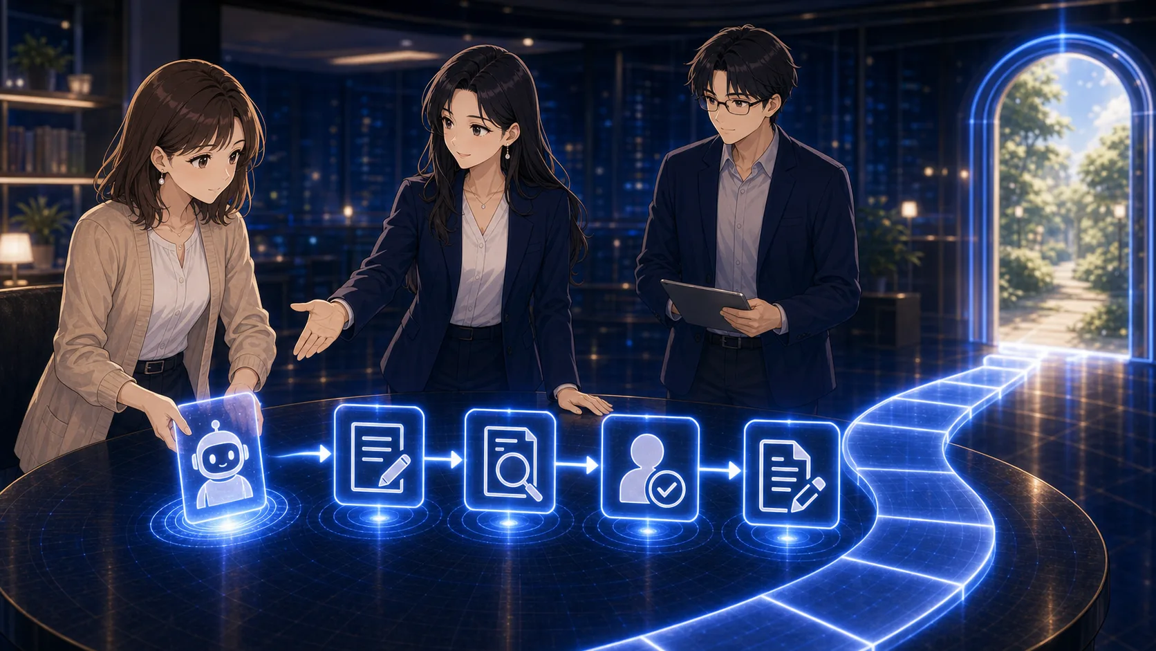 AIの答えから一次情報へ続く青い道