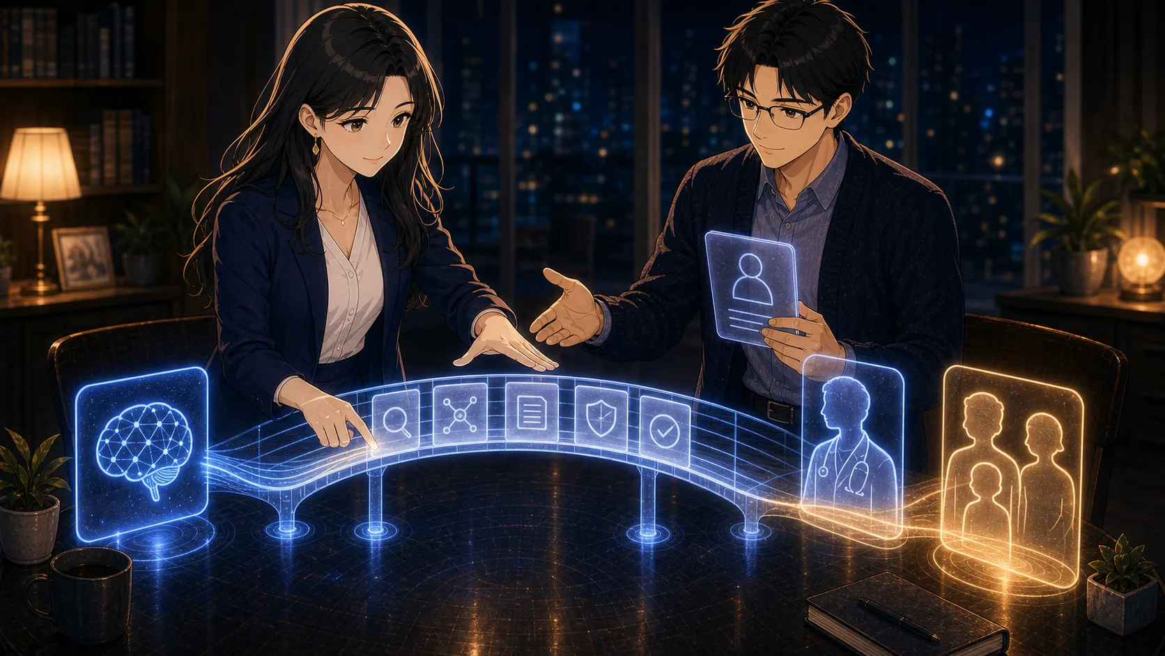 AIの説明が患者と医療者をつなぐ橋になる場面