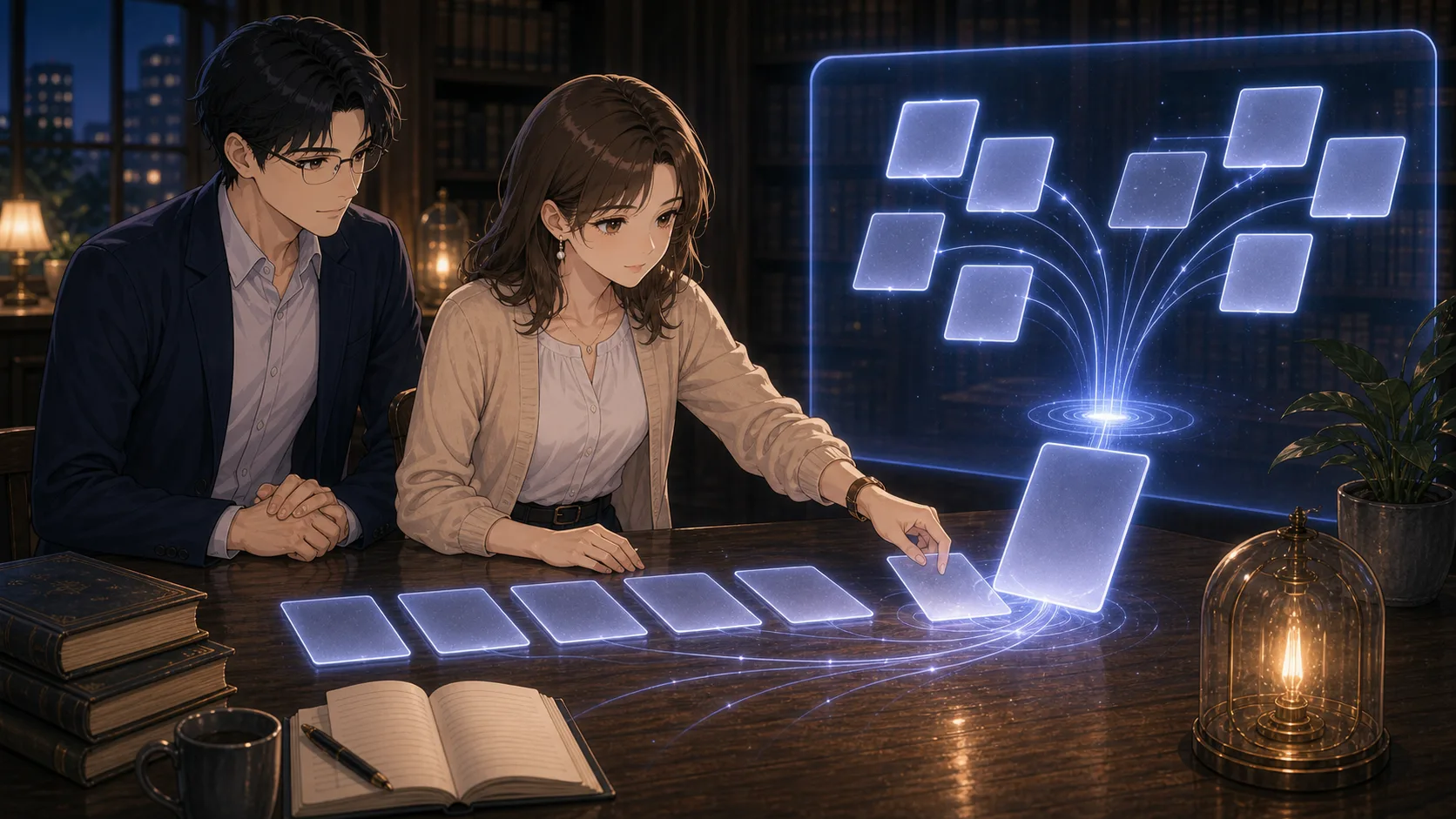 AIの提案を目的に照らして選ぶミオ