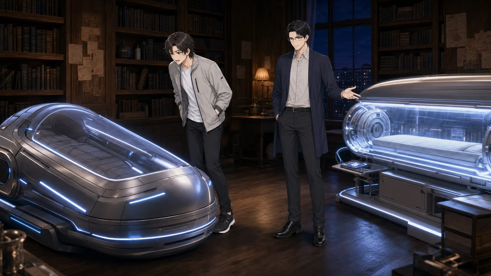 コールドスリープと人工冬眠の違いを整理する場面