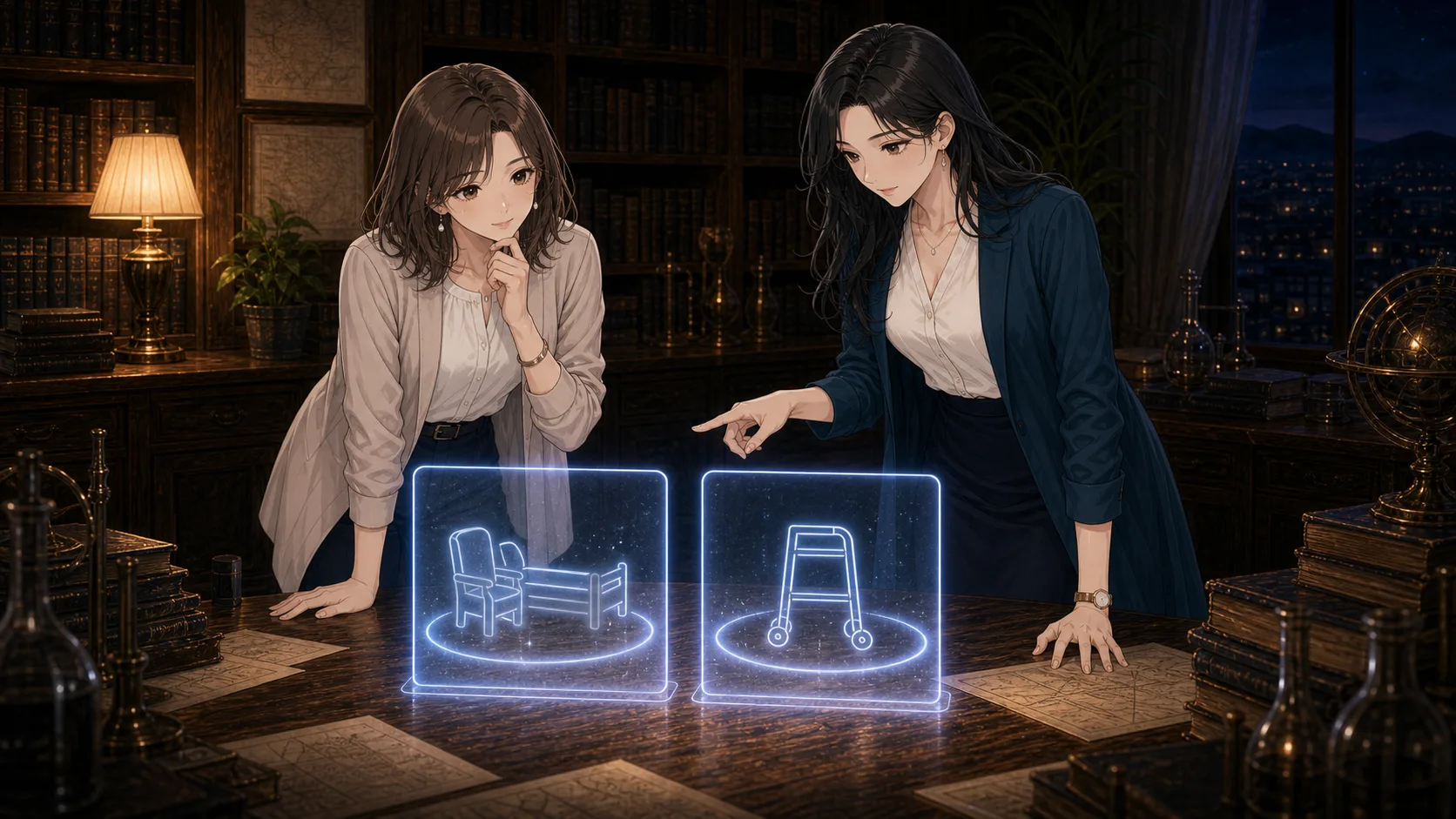 体を支える移乗・移動支援ロボット
