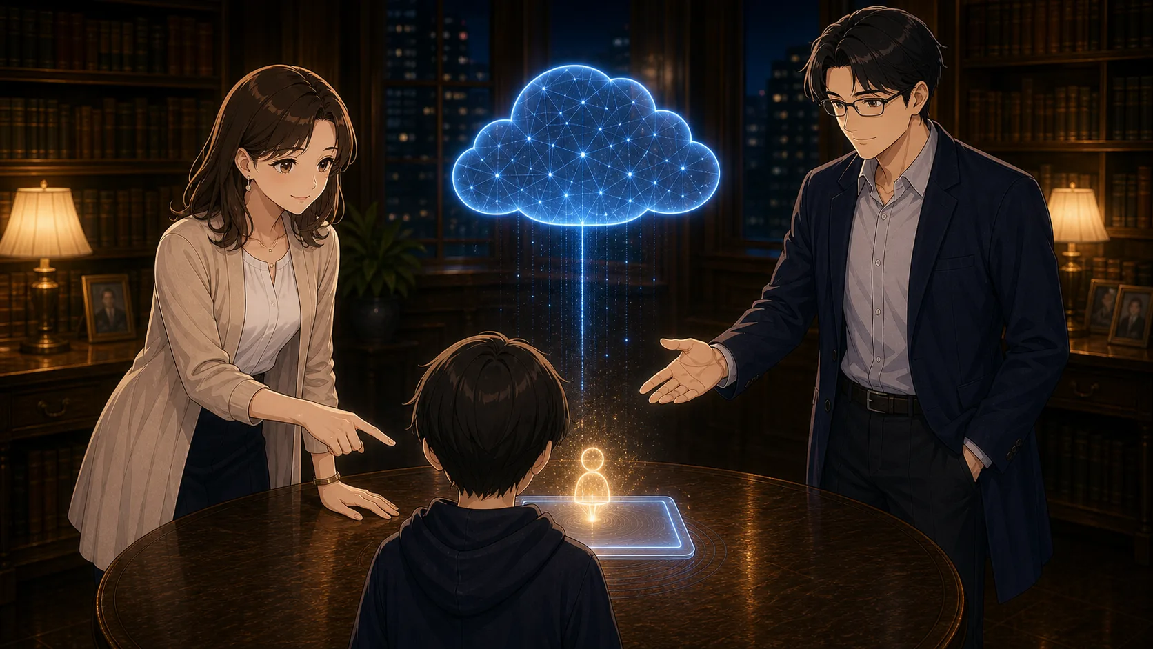 AIに聞く前の一行を未来ログに書くミオ