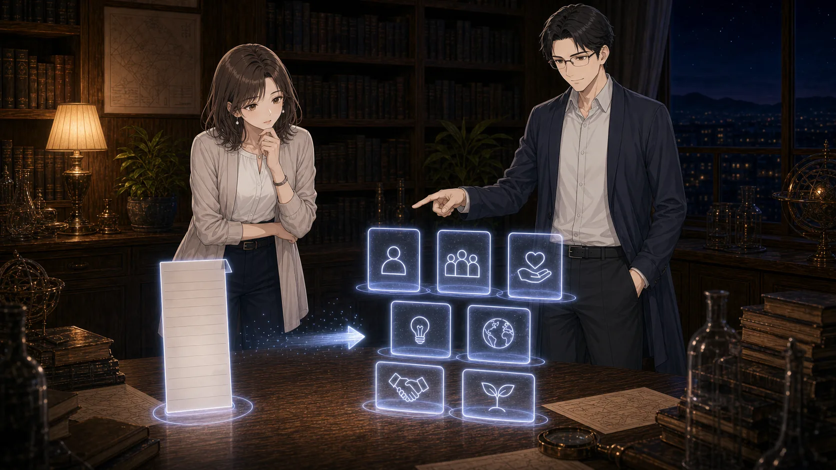 AI時代に残る仕事を役割で見るミオとカイ