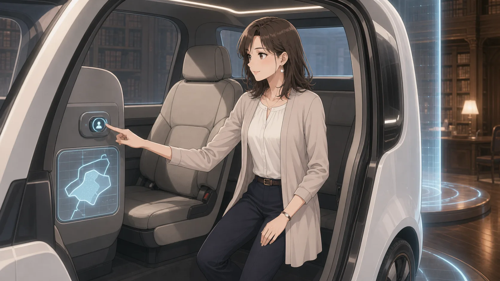 ロボットタクシー利用前に確認するミオ