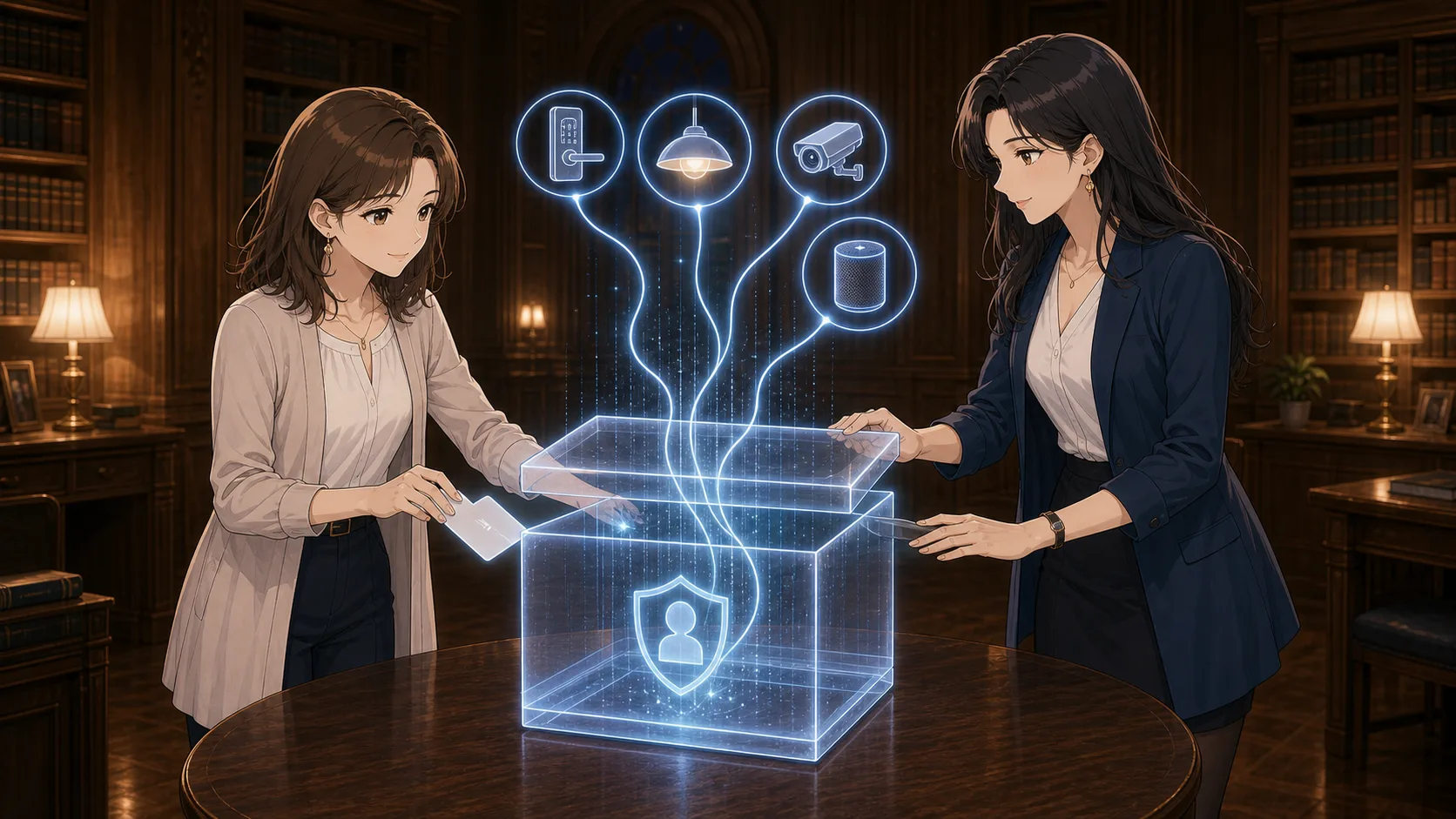 スマート家電の生活データと情報漏洩を考える場面