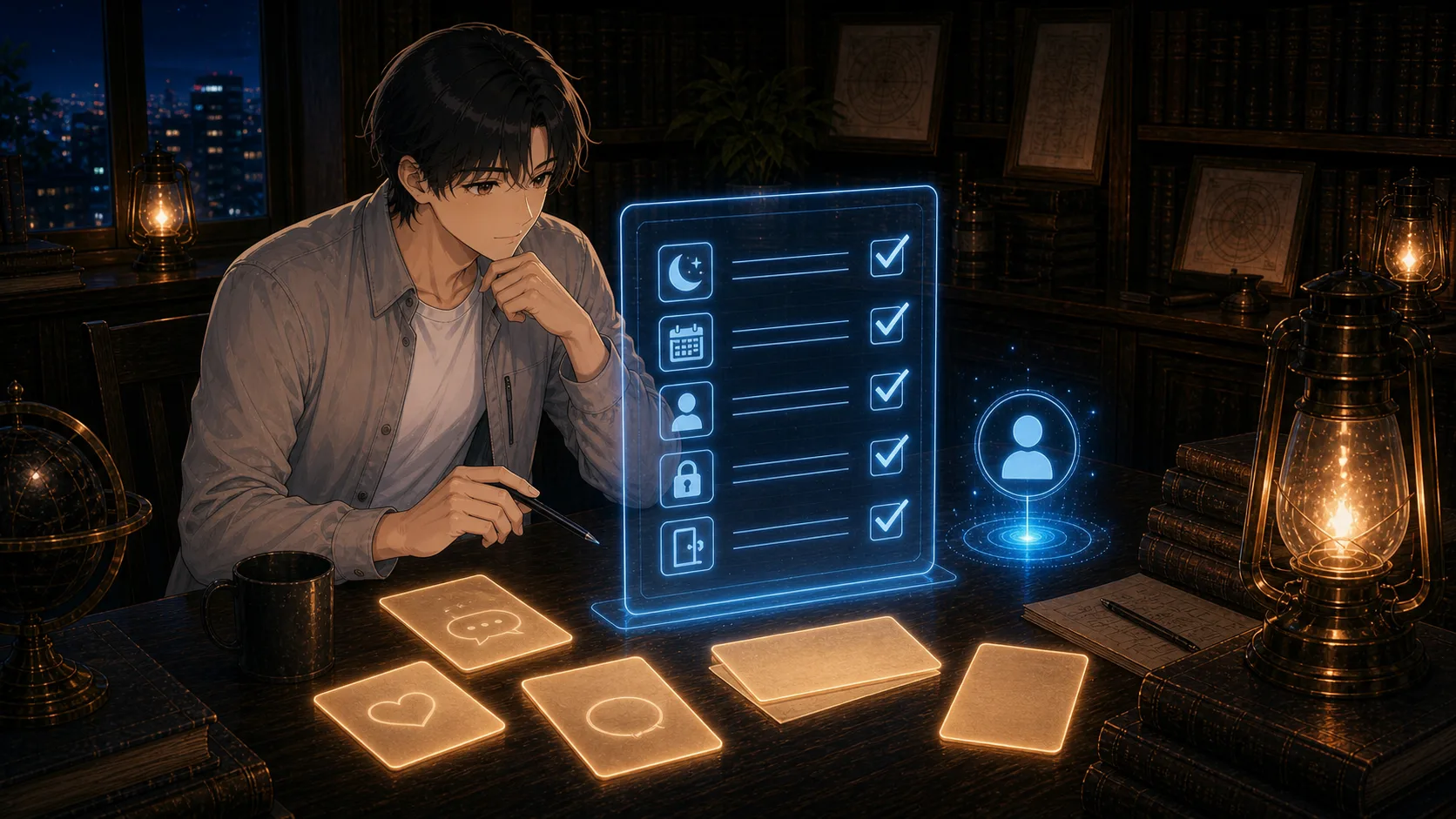 AIとの会話のセルフチェックをするレン