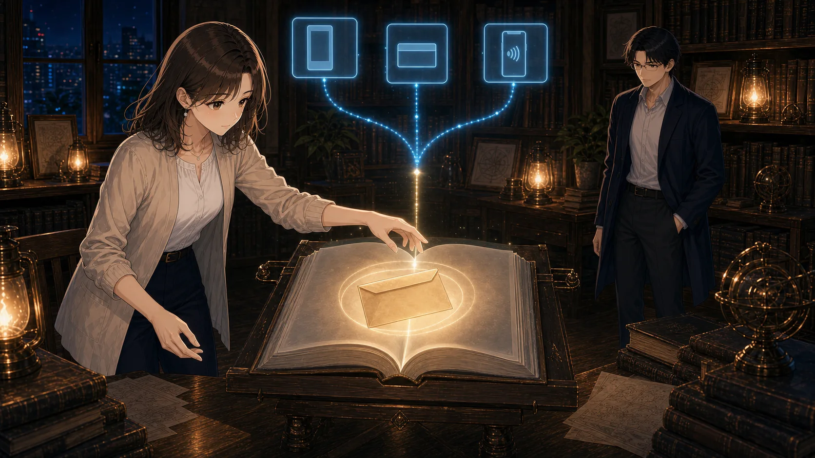 最後の支払い手段として現金を考えるミオ
