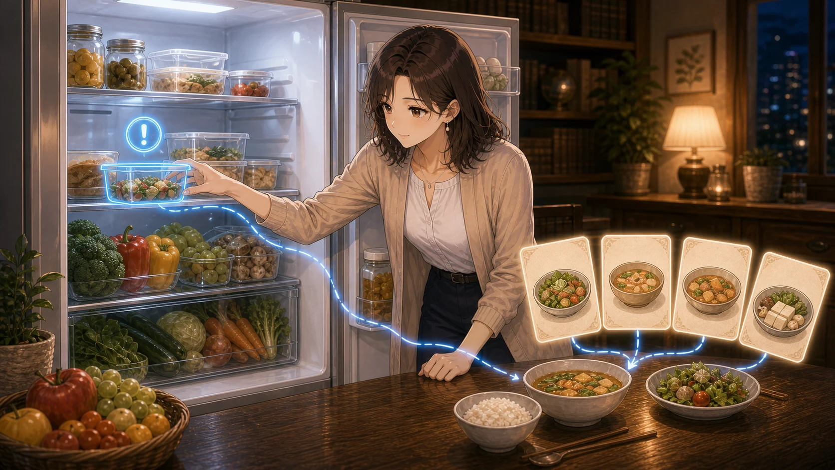 冷蔵庫AIで食品ロスを防ぐミオ