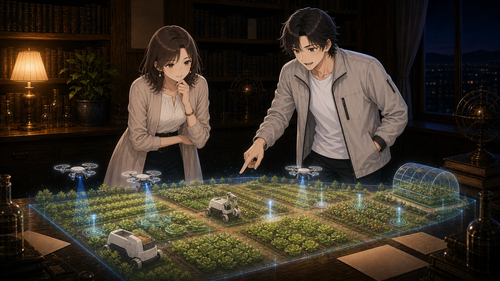 スマート農業で畑を支えるAIとロボット