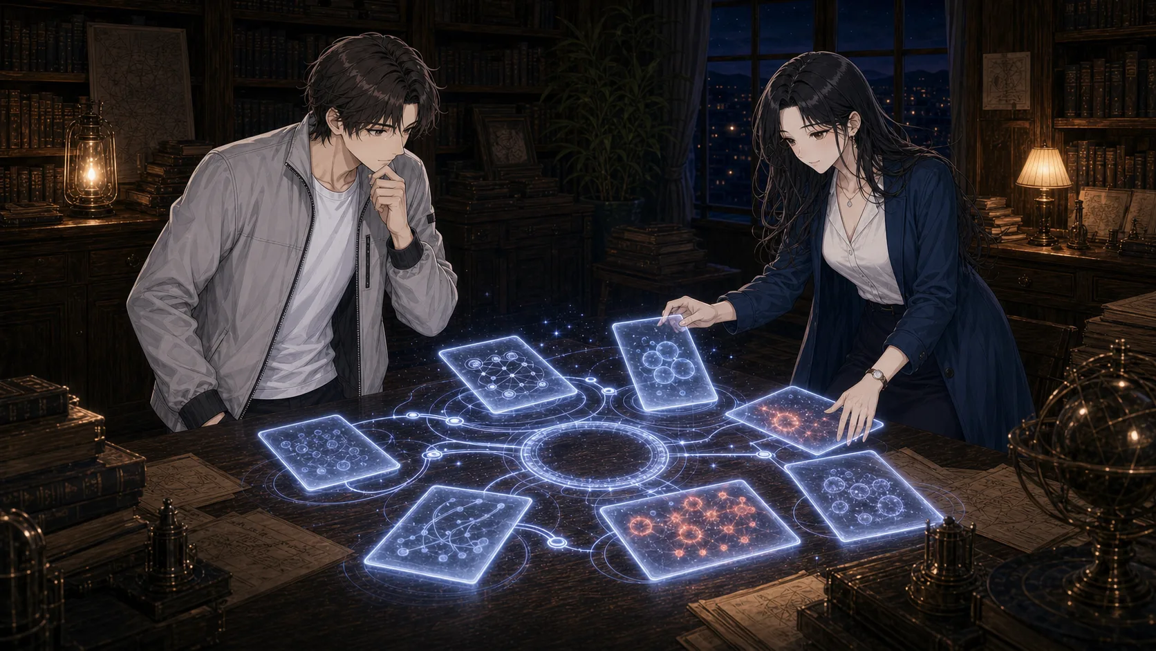 老化研究のテーマを整理する場面