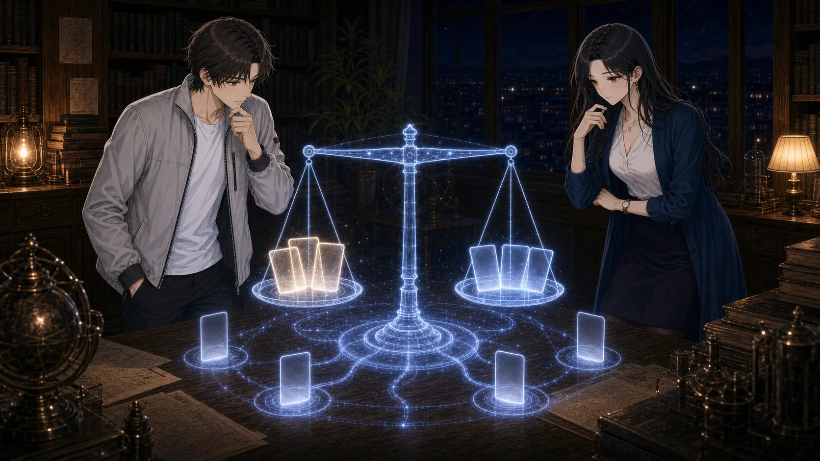 長く生きる技術の倫理を考える場面