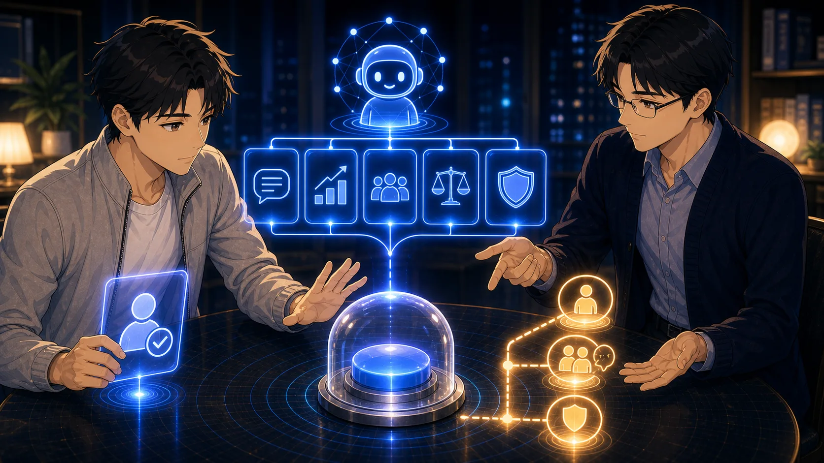 AIに任せていいこと・人間が決めるべきこと｜未来の意思決定の分け方の記録イメージ