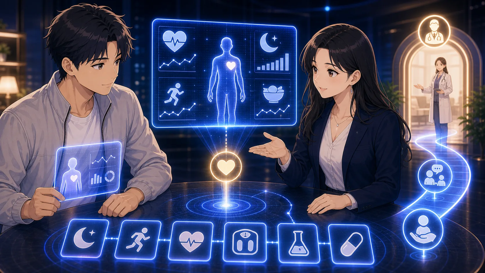 AIで予防医療はどう変わる？病気を予測する未来と注意点の記録イメージ